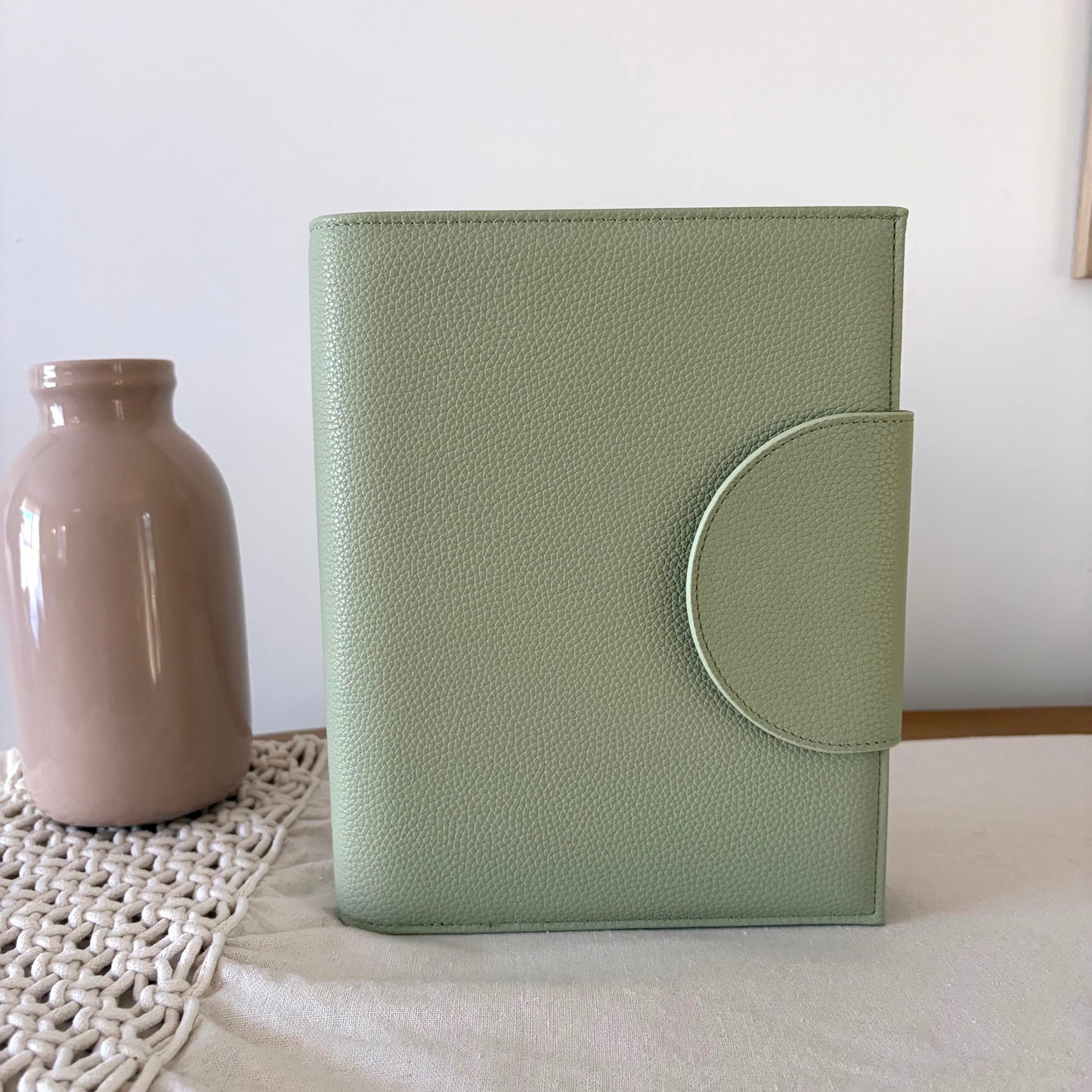 A5 Binder in Sage Green