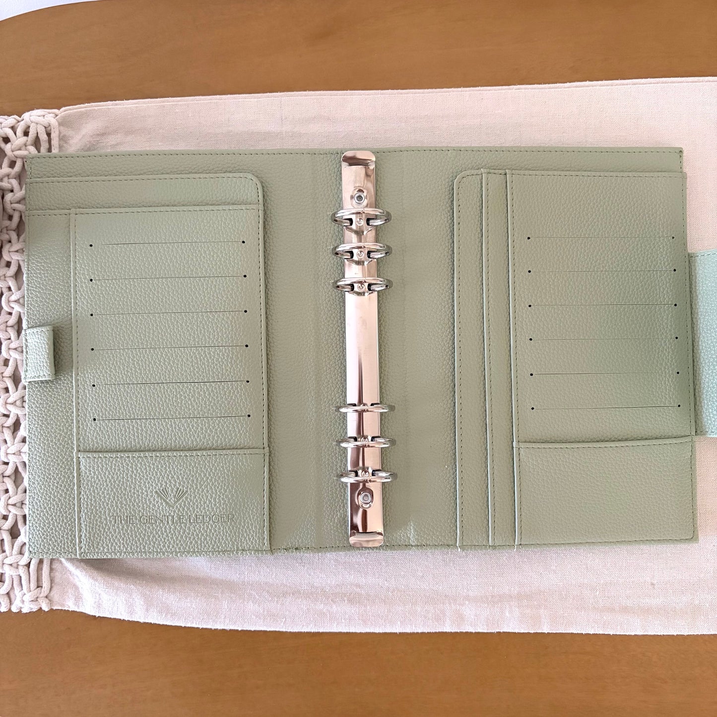 A5 Binder in Sage Green