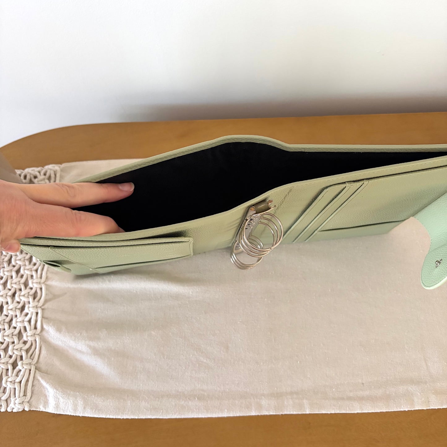 A5 Binder in Sage Green