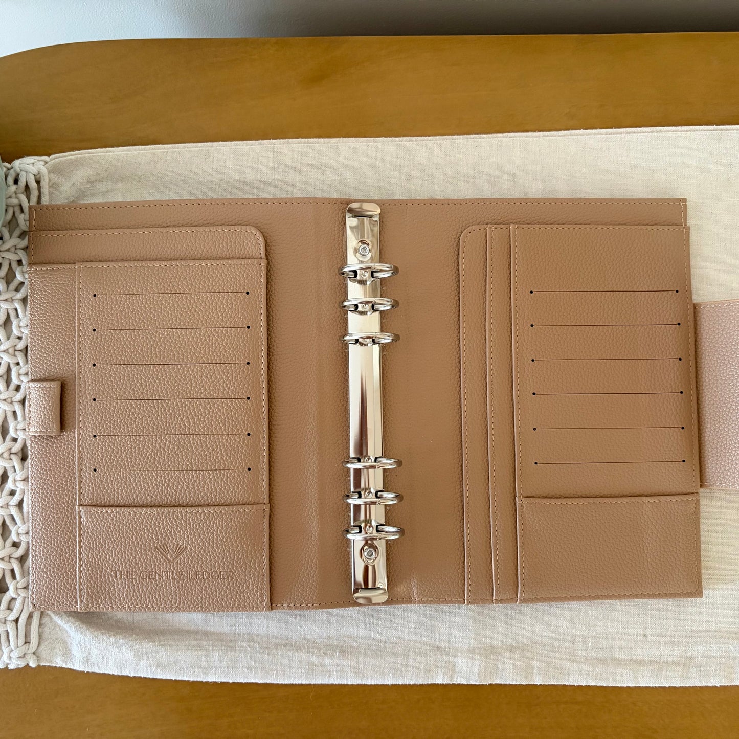 A5 Binder in Latte