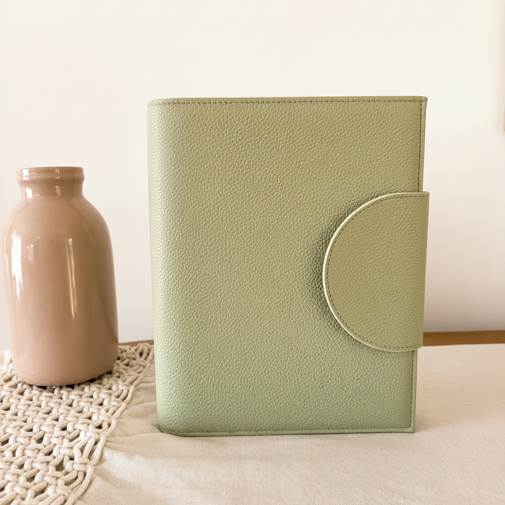 Sage Green Binder - improved lighting